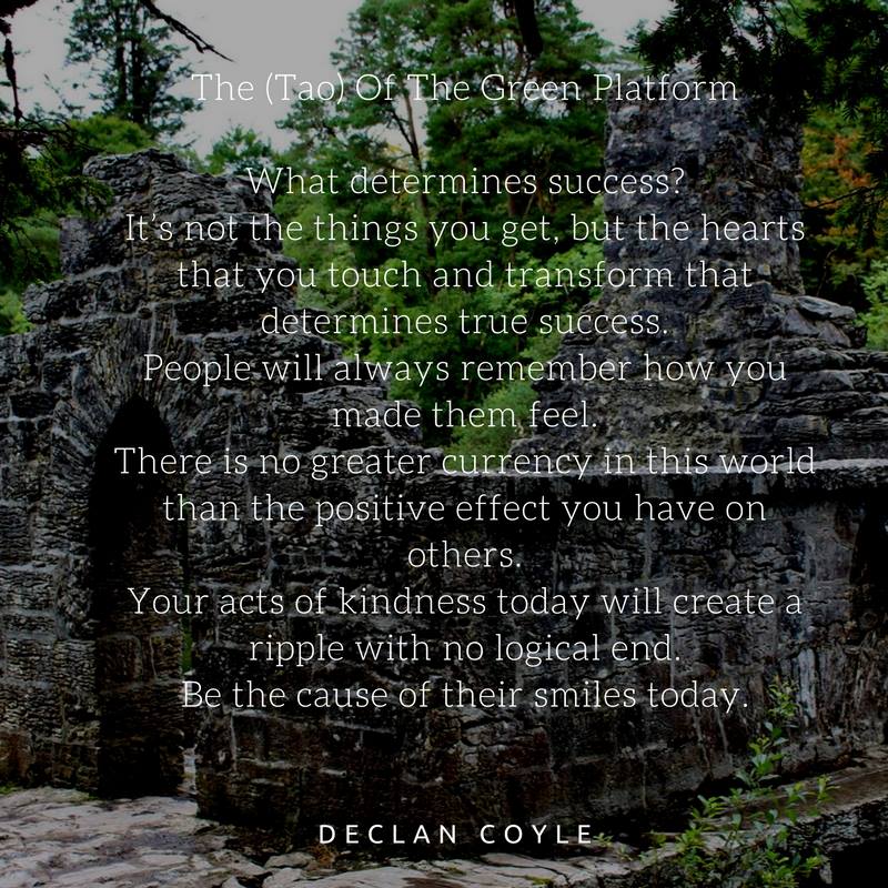 Green Platform Thought For The Day