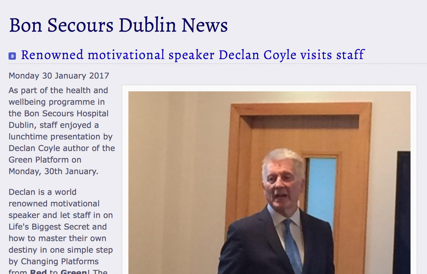 Bon Secours Hospital Presentation