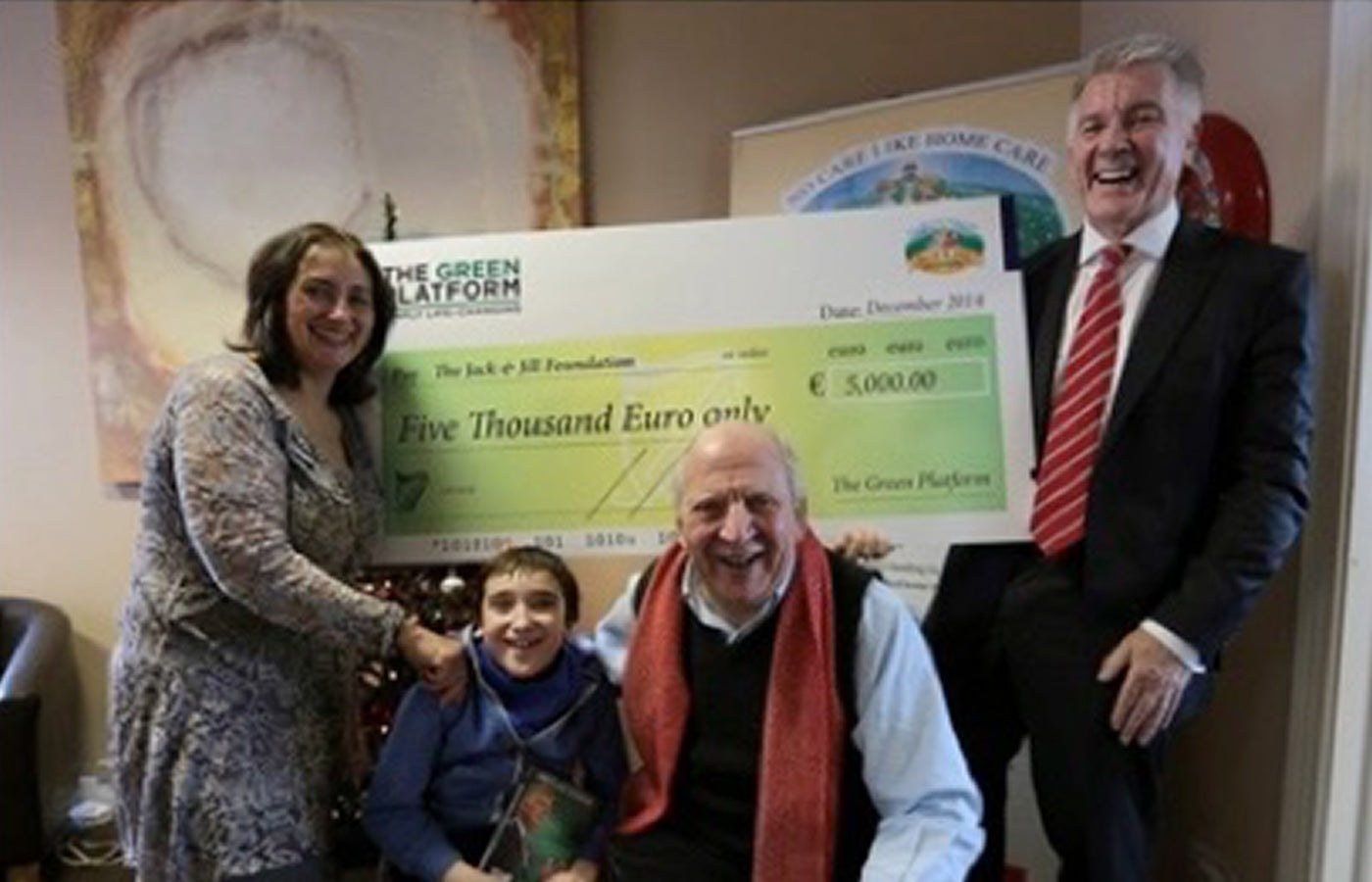 The Green Platform Donates to Jack and Jill