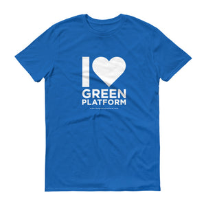 I Heart Green Platform T-Shirt White Version